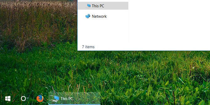 How to make taskbar transparent on windows 10