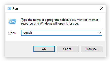 registry editor