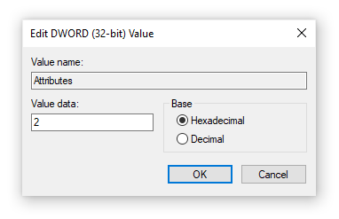 change data value